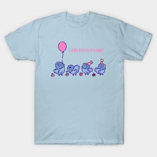 Pigeons having a party T-Shirt